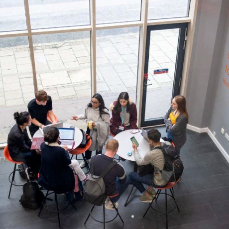 A group of diverse students from The University of Law