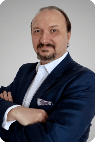 Headshot of Anton Zakharov, Deputy CEO of Middle East, Asia, and Africa at Global University Systems.