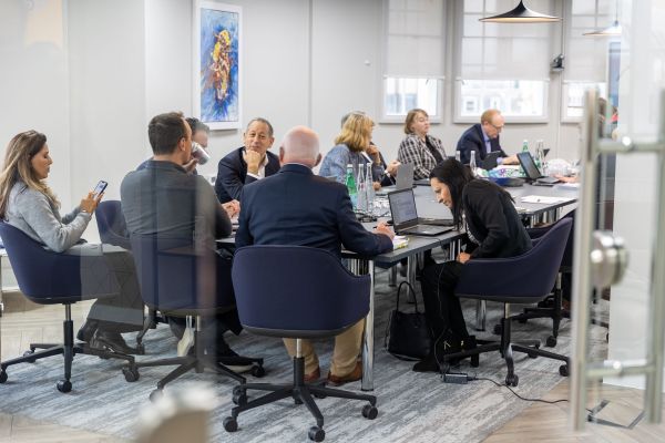 Group of senior executives in the boardroom