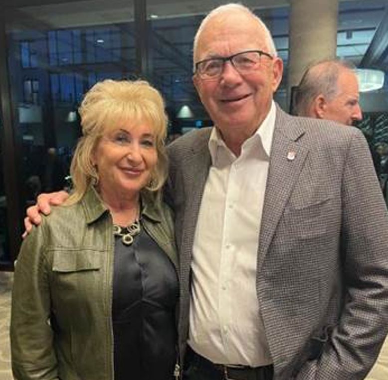 Cyndi McLeod, CEO of GUS Canada and Mitchell Gropper, Chancellor of University Canada West at the ACTION Pacific event.