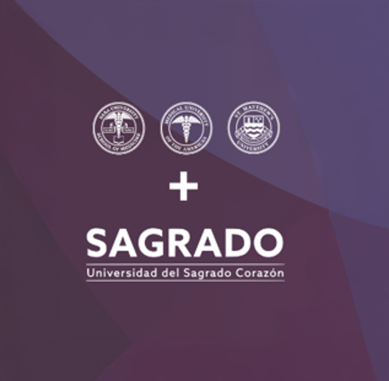 Institutional logos representing inter-university partnership in Puerto Rico and Caribbean