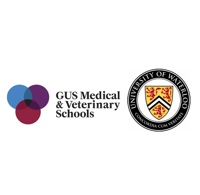 GUS Medical and Veterinary Schools and University of Waterloo logos