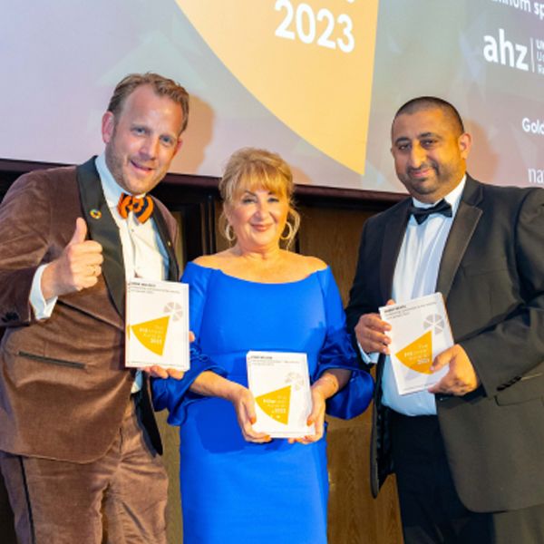 GUS Canada’s CEO Cyndi McLeod and two other staff GUS Canada people