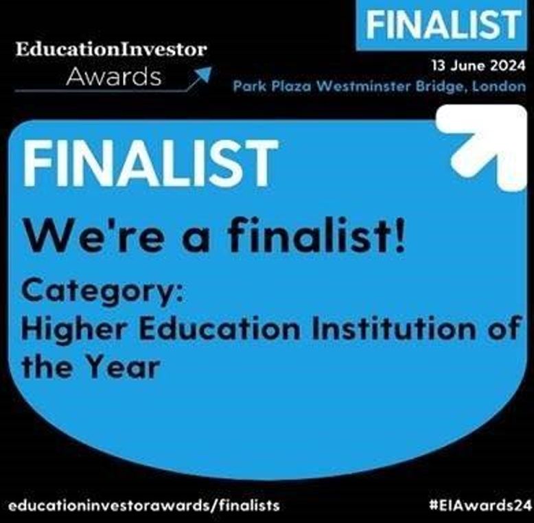 EducationInvestor Awards 2024 finalist logo.