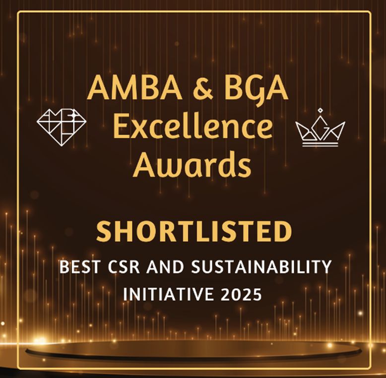 AMBA & BGA Excellence Awards - shortlisted for Best CSR and Sustainability Initiative 2025