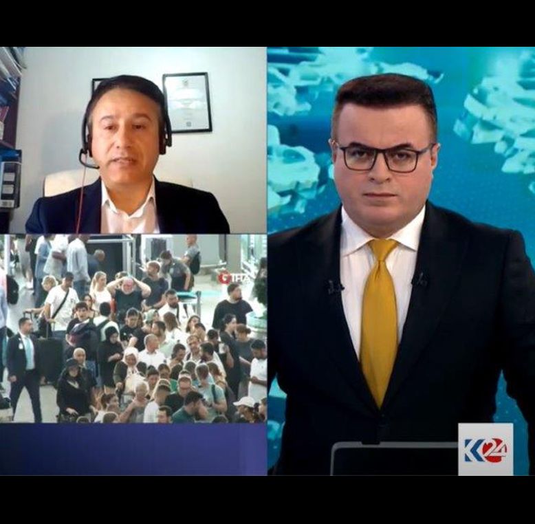 The University of Law Senior Lecturer appears on Kurdish TV