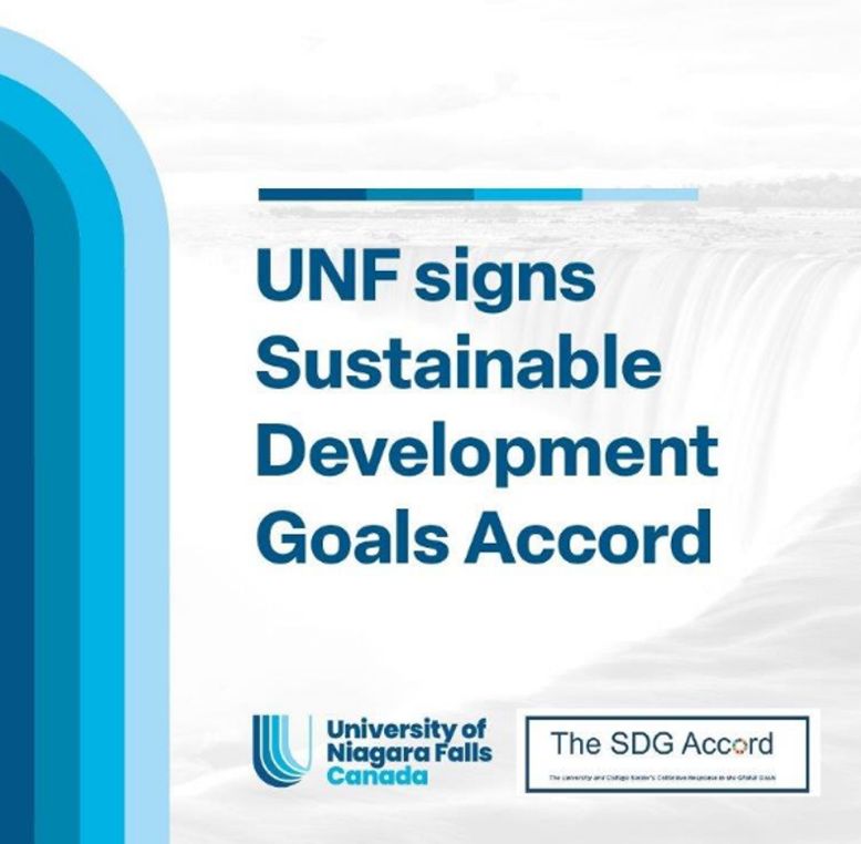 University of Niagara Falls signs SDG Accord