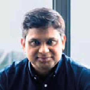 Headshot of Zam Faiz - Course Director for BA Graphic Design at The London College of Cotemporary Arts