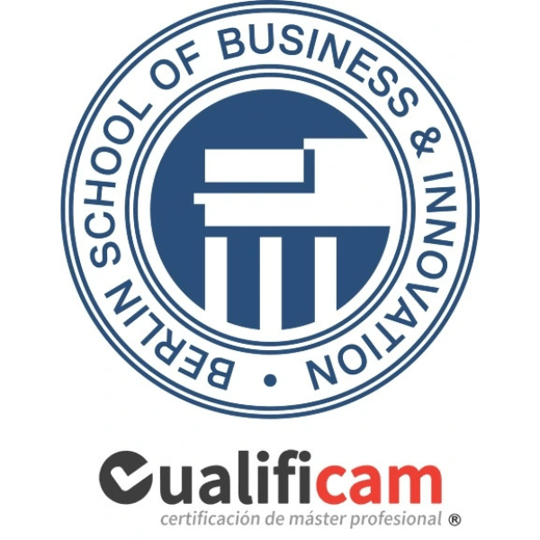 Logos of the Berlin School of Business and Innovation and CUALIFICAM.