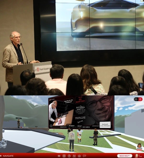 Automotive designer Maurizio Corbi leads Pearl Academy masterclass, inspiring students with car design and innovation
