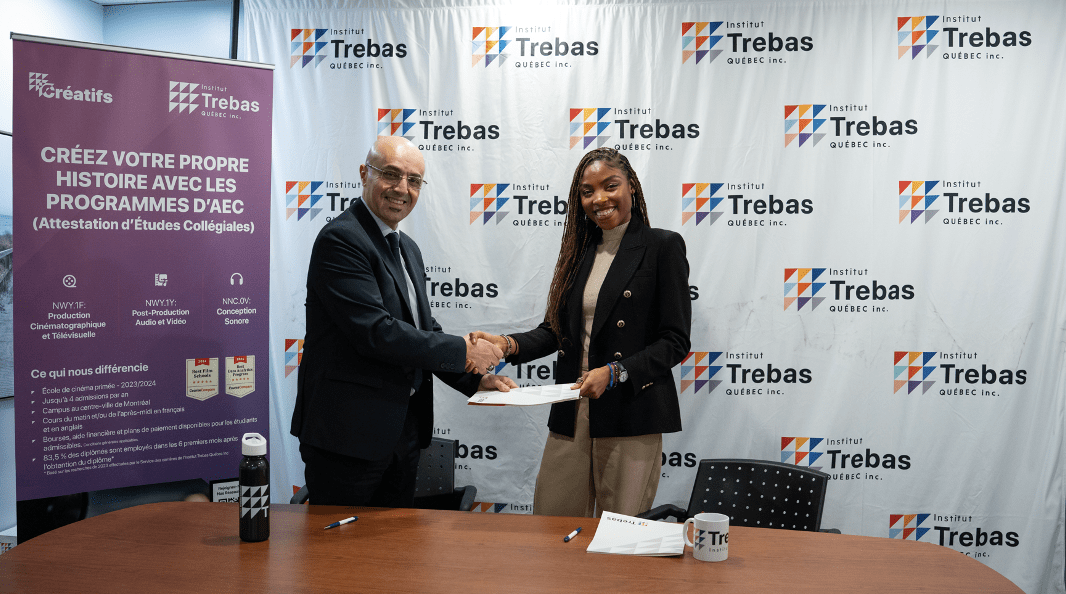Trebas Institute Quebec partners with Creatorland to support emerging storytellers and promote diversity in media