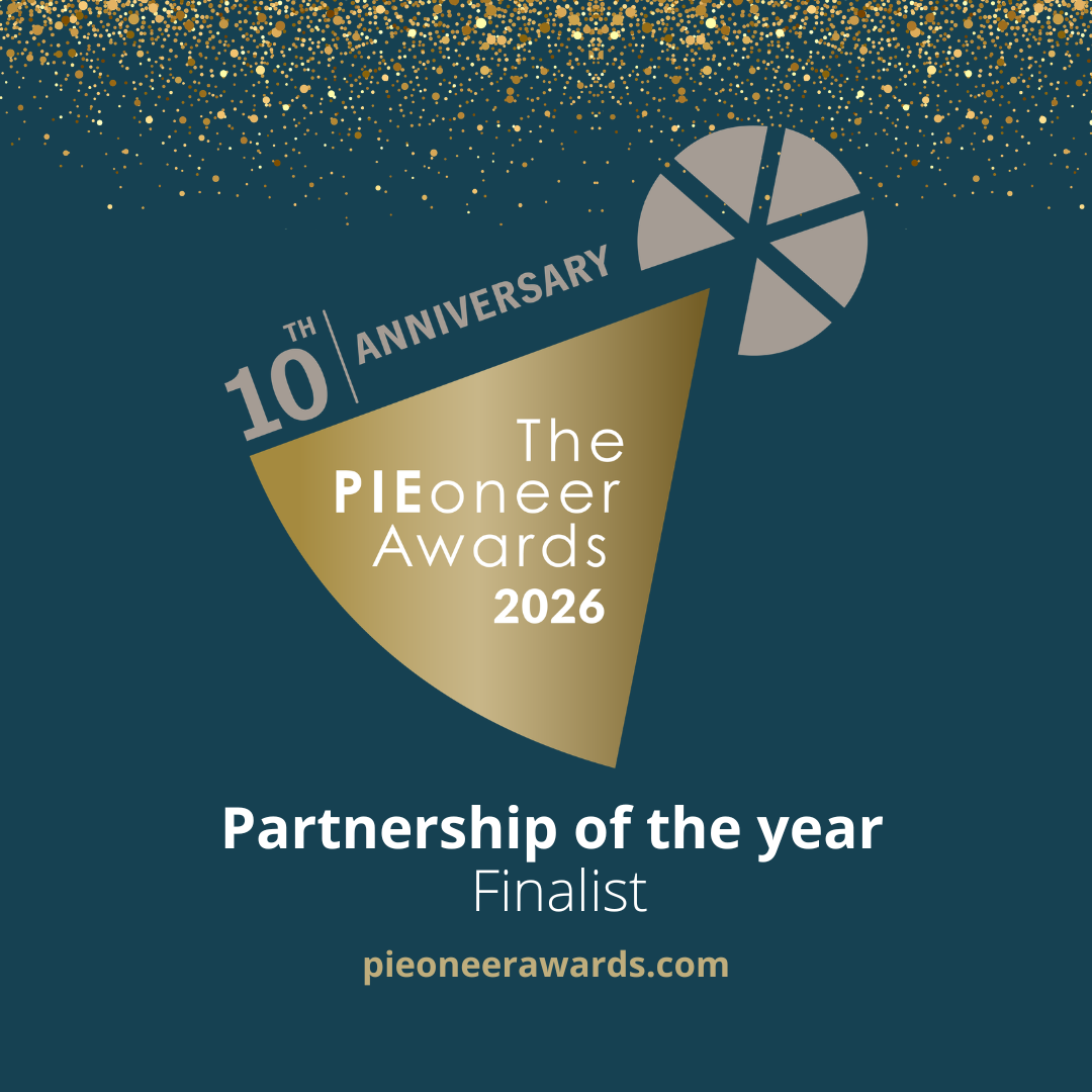 The PIEoneer Awards 2026 Partnership of the Year finalist graphic.