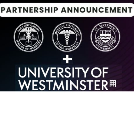 Partnership announcement between GUS Medical Schools and the University of Westminster.